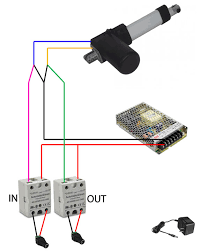 Usually, the simplest and fastest way to achieve this is by installing a linear actuator limit switch kit. How Do I Wire Solid State Relays To A Linear Actuator Electrical Engineering Stack Exchange