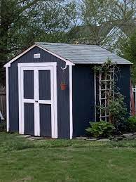 Painted Shed Transformation Painted Shed Shed Exterior Ideas Shed Makeover