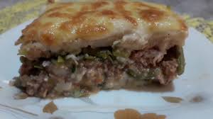 Gratin Haricots Verts Avec Viande Hachee Et Fromage Youtube