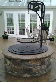 Popular fireplace in ancient style. Zentro Smoke Less Firepit Camosse Masonry Supply