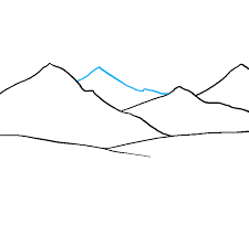 How To Draw Mountains - Really Easy Drawing Tutorial
