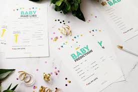 With canva's baby shower card templates, you have fewer things to worry about. Free Printable Baby Shower Games
