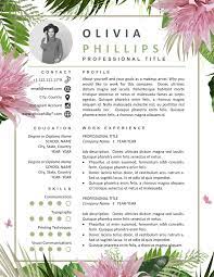 Paperpk cv templates can help you write best cv relevant to your field and without spelling or grammar mistakes. Floral Resume Template Instant Download Creative Resume Templates Resume Designed For Florist Fashion Artist Retail Designer Stylist Resume Design Creative Resume Template Resume Design
