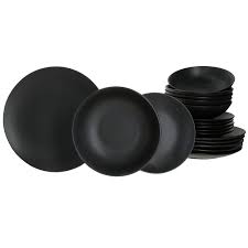 6 65 Teller Set Steingut Teller Geschirrset