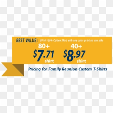 Custom Family Reunion T Shirt Pricing As Low As 6 Price