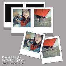 fun hybrid polaroid style template project life printables project life freebies photo craft
