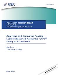 To be successful in the toefl, it is essential to practice certain reading and academic strategies. Pdf Analyzing And Comparing Reading Stimulus Materials Across The Toefl Family Of Assessments