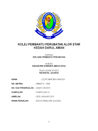 Kolej pembantu perubatan alor setar. Kkia