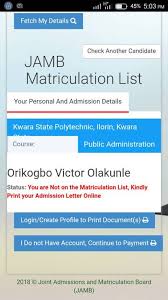 According to the information gotten from jamb by hence, candidates are expected to get the nin on time so as to enable them register for the 2021 jamb utme/de registration as soon as the portal is accessible. Jamb Matriculation List 2021 Mainly Meant For Nysc Read Details Here Myschoolbeam Public Administration How To Know Kwara