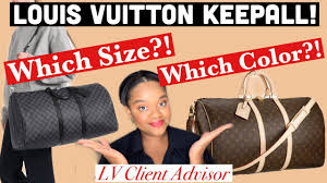 Louis vuitton terre damier geant canvas attaquant duffle bag 570lvs311. Louis Vuitton Keepall The Luxury Travel Bags Sizes Colors Try On Video Theluxurystoryteller Com