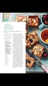 Cherry Bakewell Blondies Cherry Bakewell Dessert Recipes Recipes