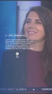 A Terapeuta da Fala Leonor Fontes, membro do departamento de voz,  representou a SPTF no programa “Sociedade Civil” da RTP2, no episódio  intitulado “Cuidar da Voz”, dando a conhecer o trabalho da ...