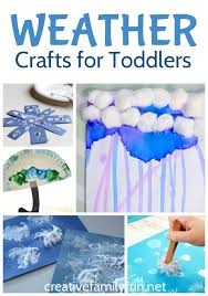 Weather crafts, weather sensory activities, and more! Fun Weather Crafts For Toddlers Creative Family Fun