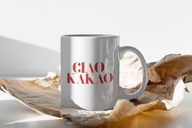 Ciao Kakao Tasse Kakao Tasse Guten Morgen Kakao Kaffee Etsy Mugs Cacao Coffee Mugs