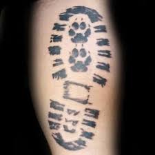 3d dog paw print tattoo design for leg. Top 69 Dog Paw Tattoo Ideas 2021 Inspiration Guide