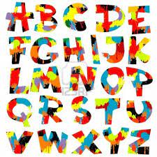 dessin en couleurs a imprimer chiffres et formes alphabet lettre l numero 152154 lettering paint splash coloriage macy