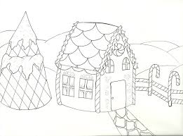 Want to access all graphics? Free Printable Gingerbread House Coloring Pages For Kids