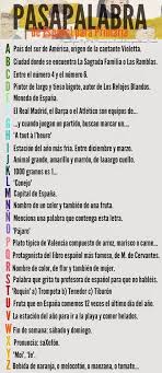 Pasapalabra Por Grupos Pueden Crear Su Propio Pasapalabra Clase De Espanol Juegos De Vocabulario Actividades De Espanol