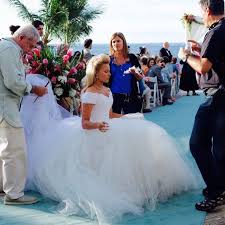 The Wolf Of Wall Street The Wedding Scene On Set Margotrobbie Wedding Scene Wedding Dresses Street Film