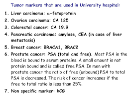 They help to screen for cancers even. Tumor Markers Basic Concepts And Terminology Cancer Ppt Download