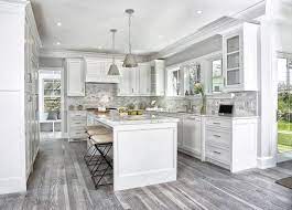 15 Cool Kitchen Designs With Gray Floors Grey Kitchen Floor Grey Wood Floors Kitchen Wood Floor Kitchen