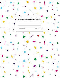 Some of the worksheets displayed are trace and write the letters, practice masters, cursive writing practice, better. Handwriting Practice Sheets Cute Blank Lined Paper Notebook For Writing Exercise And Cursive Worksheets Perfect Workbook For Preschool 3rd And 4th Grade Kids Product Code A4 2300 Amazon De Alexander