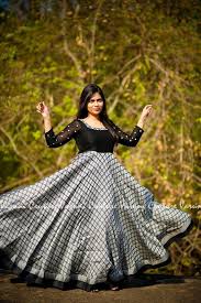 Black And Silver Combination Gown Beautiful Deep Blue And Pink Color Combination Kids Lehenga And Peplum Top Top With Dancing Peacock And In 2020 Long Dress Design Long Gown Dress Indian Gowns Dresses