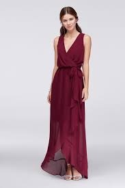 Faux Wrap Chiffon Bridesmaid Dress David S Bridal Davids Bridal Bridesmaid Dresses Bridesmaid Dresses Stunning Bridesmaid Dresses