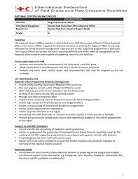 Finance aspects, hr and administration and logistics.the admin has to take overview and control of the hiring, inventories, stocks, and all other non specific activities. Finance Officer Danish Red Cross Earo Va