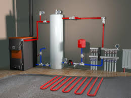 как делается теплый пол от отопления в частном доме Dvuhtrubnaya Zakrytaya Otopitelnaya Sistema Home Heating Systems Floor Heating Systems House Heating