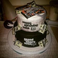 Gta5 Grand Theft Auto V Video Game Party Game Truck Party 13th Bday Cakes By Tiffany Www Cakesbytiffany Com Santa Video Game Cakes Game Truck Party Cake