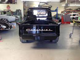 Back Side Of 1953 Chevy Project Truck 1300 Custom Tailgate Lettering Came Out Better Than I Expected 54 Chevy Truck Chevy 3100 Chevy Trucks