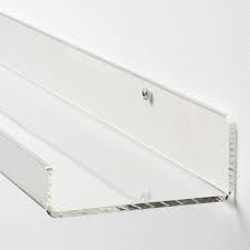 Mellosa Bilderleiste Transparent 60 Cm Ikea Deutschland Picture Ledge Acrylic Wall Shelf Acrylic Shelf