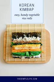 Homemade Traditional Korean Kimbap Recipe The Dimple Life Recipe Healthy Korean Recipes Recipes Korean Kimbap