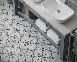 Adorne Seville 200x200 Patterned Bathroom Tiles Bathroom Tile Designs Flooring