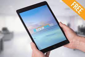 Download Ipad Tablet Hand Hold Free Psd Mockup Free Psd Templates