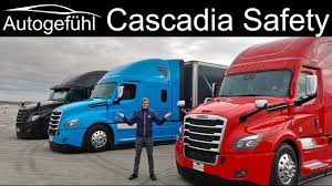 Semi Autonomous Truck Drive With The New Freightliner Cascadia 5 0 Assistance Systems Youtube