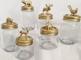 Gold Animal Jars Animal Jar Diy Jar Crafts Jar Diy