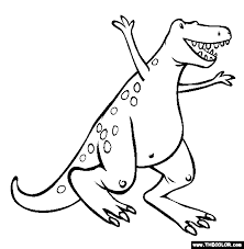 For example triceratops, ankylosaurus, brachiosaurus, brontosaur, pterosaur, corythosaurus, velociraptor, or mammoth on the nice coloring page. Dinosaur Online Coloring Pages