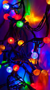 Iphone Wallpaper Christmas Lights Background