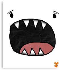 Funny Cartoon Open Mouth Drawing Millions Of Unique Designs By Independent Artists Find Your Thing Mouth Drawing Open Mouth Drawing Funny Monsters