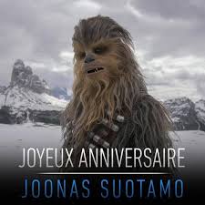 Joyeux anniversaire 33cm 12st kopen? Star Wars Joyeux Anniversaire Joonas Suotamo Facebook