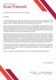 A cover letter for a network administrator should include. Cover Letter Logistics Mycvfactory
