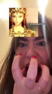 Brunette Zelda