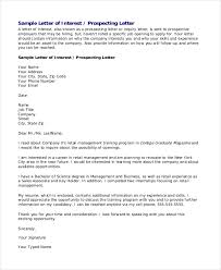 Free 8 Sample Letter Of Interest Forms In Pdf Ms Word