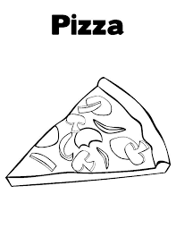 On november 20, 2020 by coloring.rocks! Online Coloring Pages Pizza Coloring A Slice Of Pizza The Food