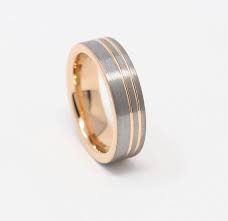 Gorgeous Silver Rose Gold Tungsten Mens Wedding Band 6mm Etsy Mens Wedding Bands Tungsten Rose Gold Tungsten Gold Tungsten Wedding Bands
