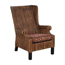All wicker furniture frames from pier 1 are nailed or screwed together and then wrapped with rattan peel, which adds both strength and a decorative element. 83 Off Woven Wingback Chair Chairs