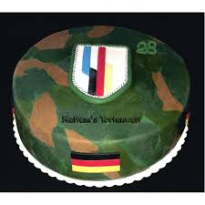 Bundeswehr Torte Bundeswehr Manner Kuchen Flecktarn
