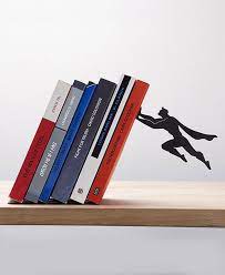 Clever Superhero Bookends Save Books From Falling Bookends Unique Bookends Floating Bookshelves